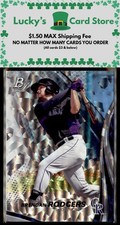 2017 Bowman Platinum #TP-BRO Brendan Rodgers Top Prospects Ice