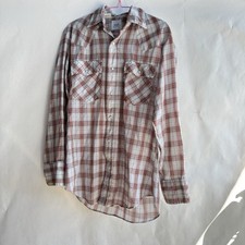 VINTAGE 80s Levi  s White Tab 1980 USA Olympics Pearl Snap Western Indie Shirt M