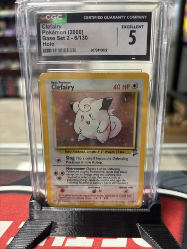 Clefairy graded CGC 5 for sale on eBay
