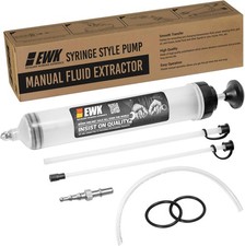 EWK 500cc Automotive Fluid Syringe Extractor with Hose for Automotive Oil Extrac