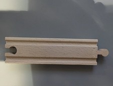 Brio World 32933 Wooden Medium Straight Track Approx. 6" Single Piece 