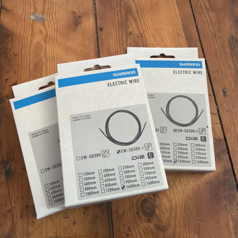 Shimano EW-SD300 E-Tube Di2 Electric Wire 1400mm Black Genuine Replacement