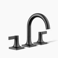 Kohler Venza K-28125-4-BL Widespread Bathroom Sink Faucet Matte Black NOB