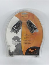 Vtg Sony SRF-H11 Sport FM/AM Radio Walkman Wireless Mega Bass Headphones New