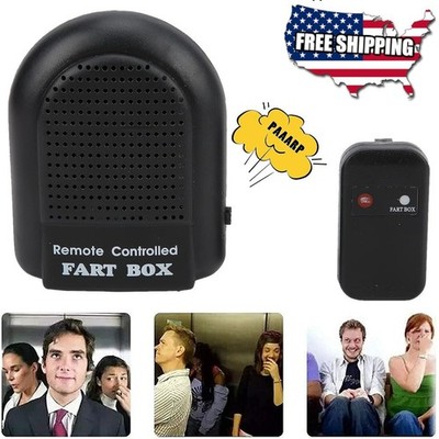 Electronic Fart Box Machine Remote Controlled Prank Joke Fun Fart Machine Box US