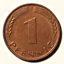 W# 1 Pfennig  Deutschland 1970 F Umlaufgeld M&uuml;nze Coin Geld,