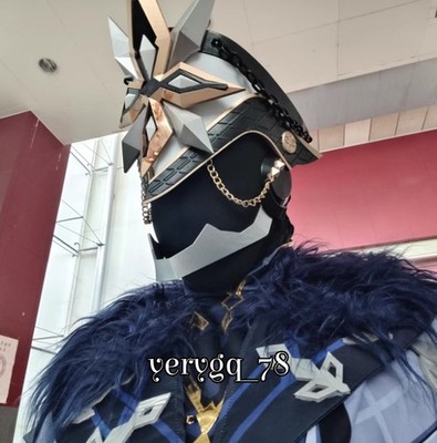 Anime II Capitano Cosplay Helmet Mask Full Face Shield Accessory Halloween Gifts