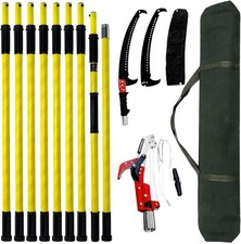 Pole Saws for Tree Trimming, 7.3-30FT Tree Saw with Adjustable Length, Tree Trim