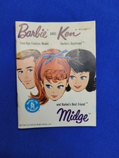 VINTAGE BARBIE KEN MIDGE WHITE FASHION BOOKLET 1962 CATALOGUE JAPAN
