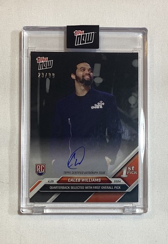 Caleb Williams #D1 — 2024 Topps Now football card