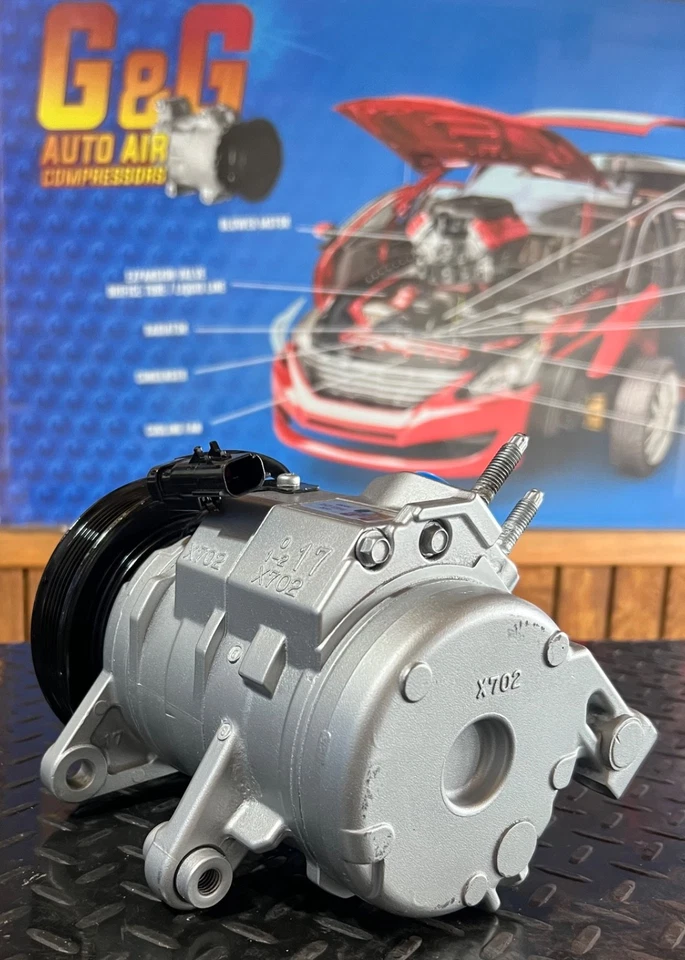 COMPRESOR AIRE ACONDICIONADO APTO PARA DODGE DAKOTA, RAM 1500, RAM 2500, MITSUBISHI RAIDER, 67308 Foto 4 de 4