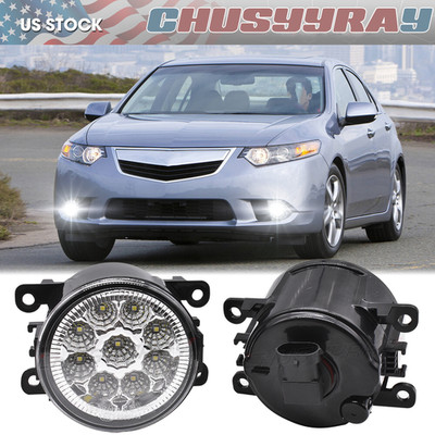 White LED Bumper Fog Lamp Driving Light For Mitsubishi Eclipse 2006