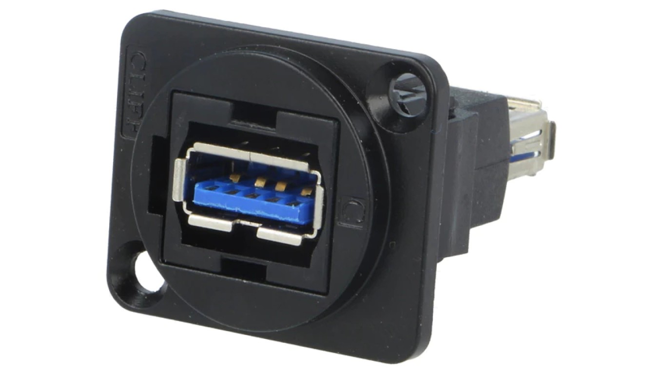 USB A-USB A 3.0 FT Male Metal 19x24mm CP30205NMB