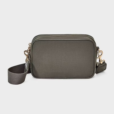 Double Zip Camera Crossbody Bag - Universal Thread Gray