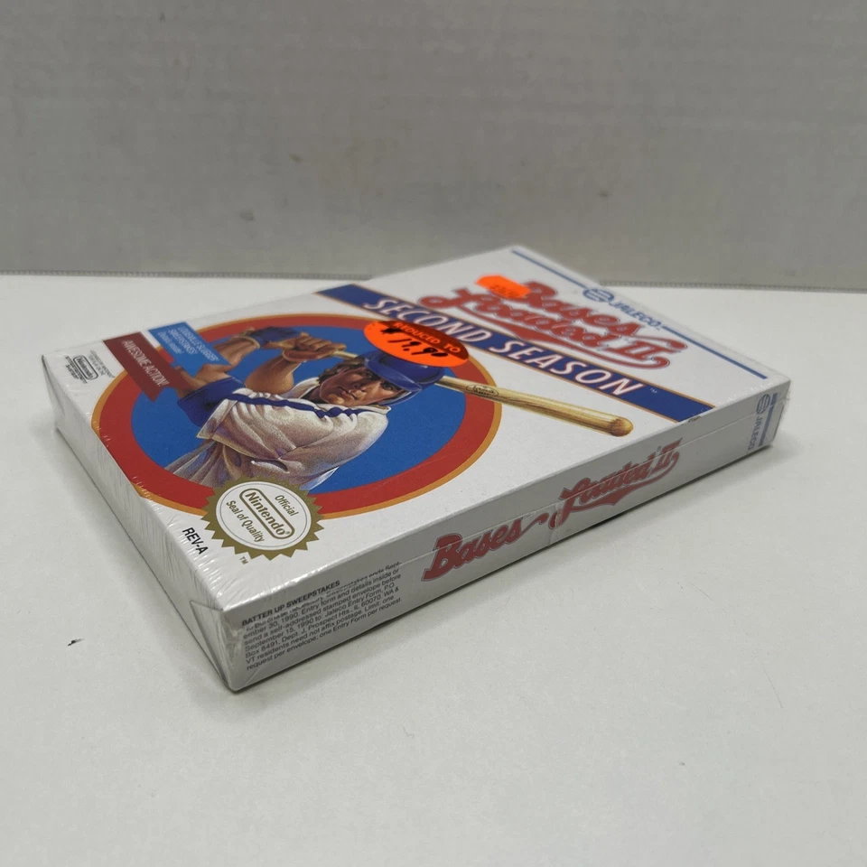Bases Loaded 2 II Second Season (NES 1990) NEW SEALED Jaleco Baseball Nintendo - Image 3 of 4