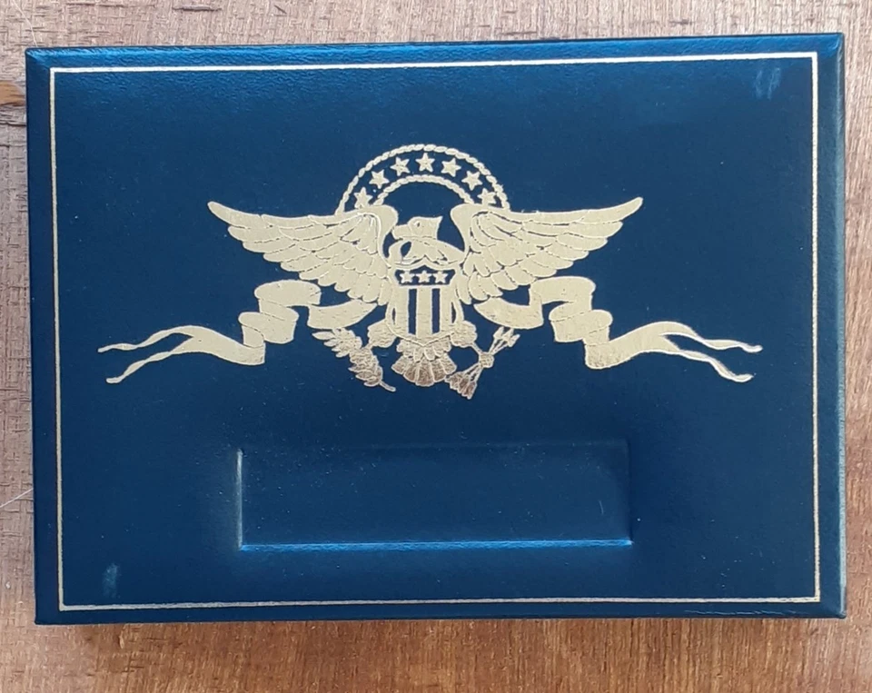 2000 5 piece 24 kt. Gold plated U.S. coin year set in box with COA - Image 2 of 3