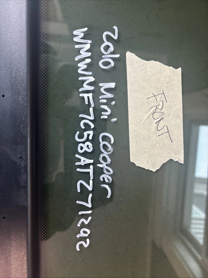 2010 MINI COOPER 2751803 FRONT SUNROOF SUN ROOF GLASS — 第 3/4 张图片