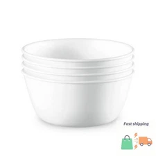 Corelle 4pk Glass Vitrelle 28oz Dinner Bowls White
