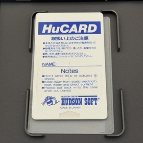 Startup Confirmation Pc Engine Hu Card Aero Blasters