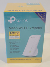 TP-Link RE220 AC750 Wireless Dual Band Wi-Fi Range Extender / Repeater / Booster