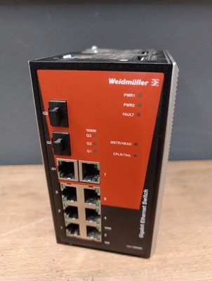 Weidmüller IE-SW-PL10M-1GT-7TX 1241300000 Managed Gigabit Ethernet Switch