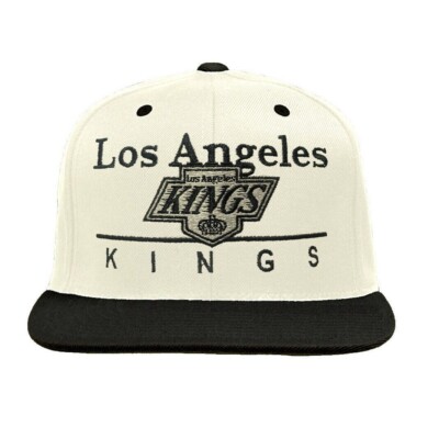 Vintage Los Angeles Kings A-Line White/Black Arch Snapback