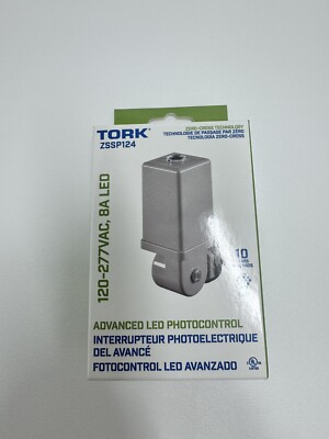 Tork ZSSP124 LED Photocontrol 120-277VAC 8A Outdoor Light Sensor Switch