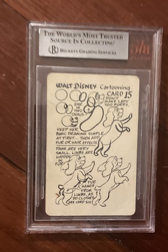 1956 Walt Disney cartolina animata #15 Lady Beckett 2,5 - Foto 5 di 5