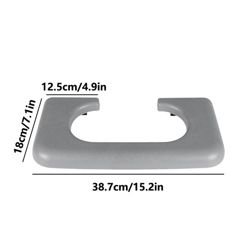 For 1999~2010 Ford F250 F350 F450 Super Duty Center Console Cup Holder Pad Gray - Foto 16 di 17
