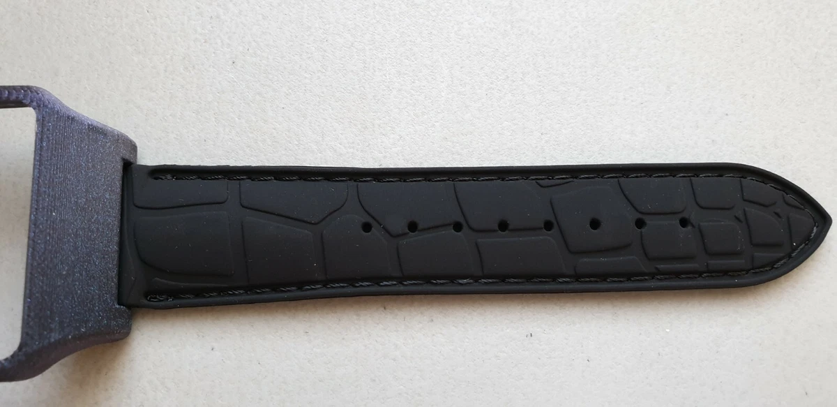 Sony SmartWatch 3 SWR50 Violet Glitter Adaptor Black Silicone Strap