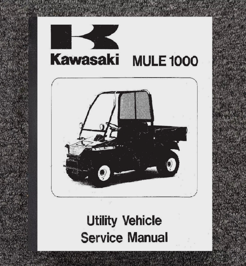 M419.クライマーXL1959-85.サービスマニュアル英語版 1995 Kawasaki Mule 1000 KAF450-B1 1995 Side By Side 1000 Workshop