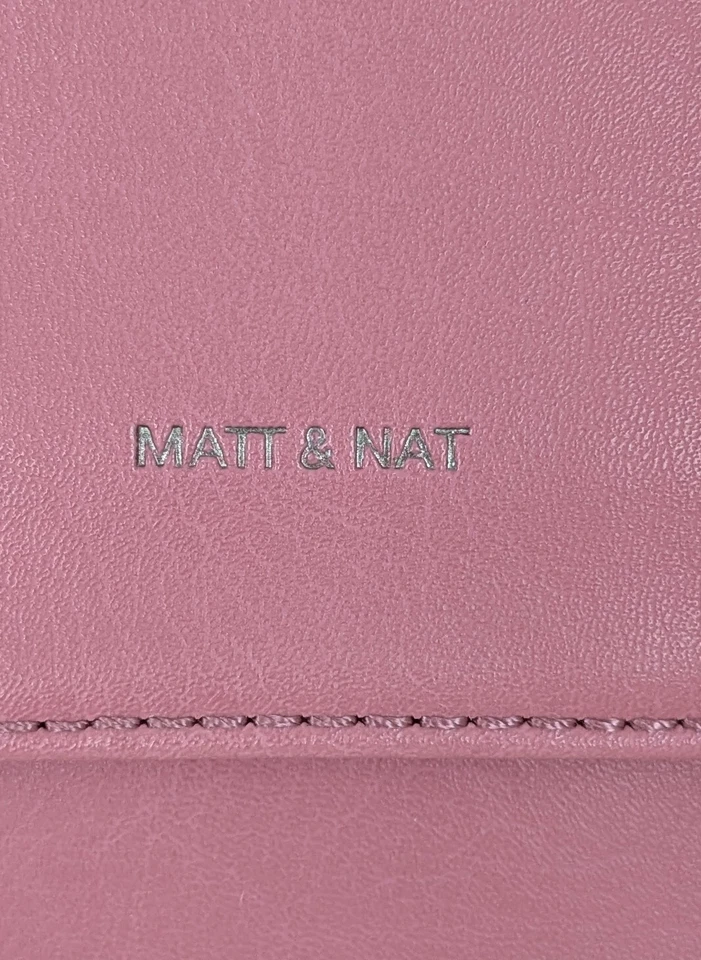 Рюкзак веганский Matt & Nat "Deely" розовый/лиловый - первозданный! - Изображение 3 из 4