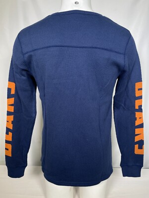 Chicago Bears Junk Food Navy Heavyweight Thermal Long Sleeve Shirt