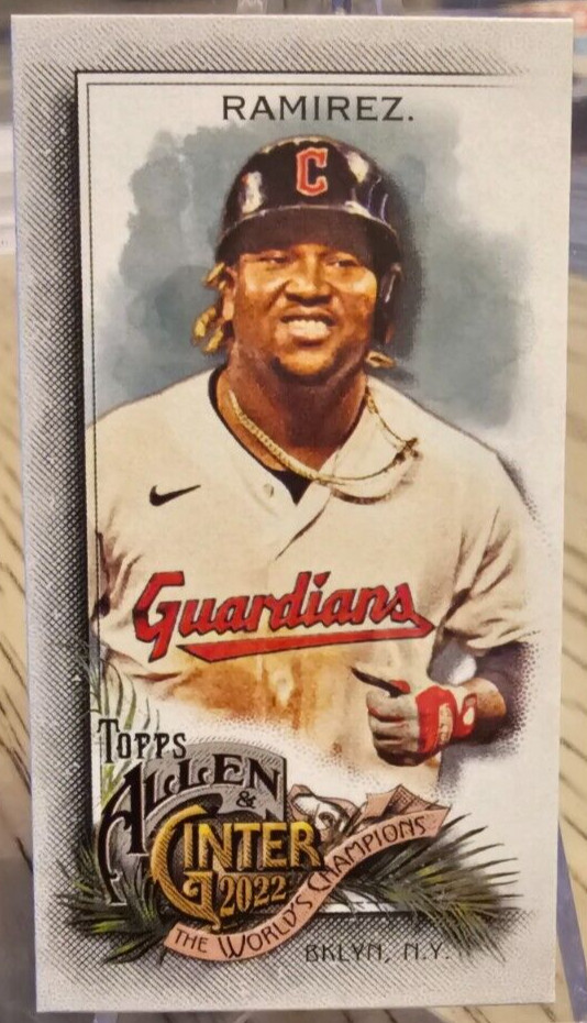 2022 Topps Allen & Ginter Mini Jose Ramirez #87 Guardians