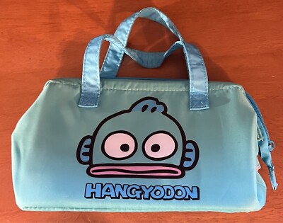 Hangyodon Insulated Lunch Tote Bag Officially Licensed by Sanrio Approx 9x6x4''