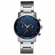 OROLOGIO DA UOMO "MVMT" MODELLO CHRONO 40 MIDNIGHT SILVER. Referenza Mc02-Sblu