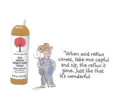 OLD AMISH DIGESTION TONIC STOP ACID REFLUX PAIN COMPLETELY FACTORY SEALED REMEDY
