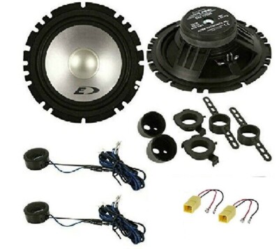 Kit 4 Enceintes Alpine SXE-1750S Avant Pour Fiat Punto Grande Punto Evo - 6,5", 45W RMS