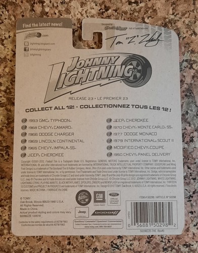 JOHNNY LIGHTNING FOREVER 64 R23 MODIFIED CHEVY COUPE RUBBER TIRE WHITE LIGHTNING - Picture 6 of 6