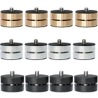 4pcs Aluminum HiFi Audio Amp Speaker Turntable Isolation Feet Equipment Base Pad