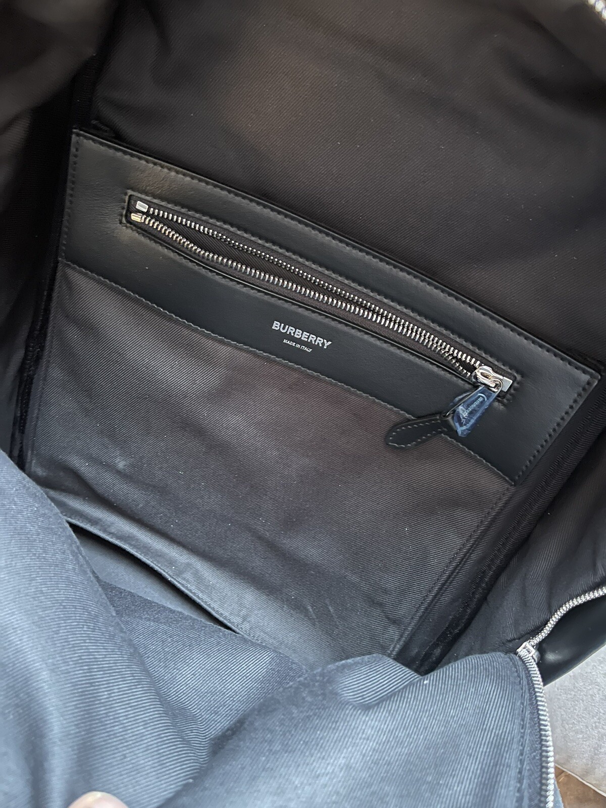 Burberry monogram print  backpack bag rucksack 10… - image 11