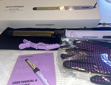 ZAVAREA ROTATING Curling Iron, Professional 1 INCH Automatic Hair Curler