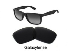 Galaxy Replacement Lenses For Ray Ban RB4165 Justin Black 54mm Sunglasses