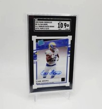 CAM AKERS 2020 Clearly Donruss 23/25 Jsy#! SGC 9 MINT Autograph Rated Rookie FSU