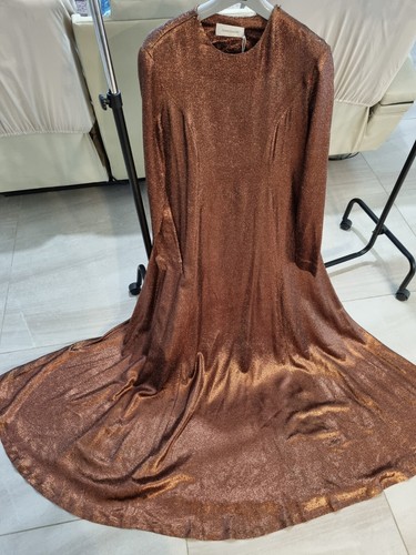 New/Tag Zimmermann 0 Karmic Metalic Sheath Dress Copper - Picture 9 of 12