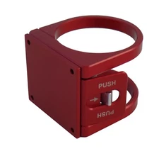 TEK208 Quick Release Fire extinguisher Flat base mount ( Red Anodized)