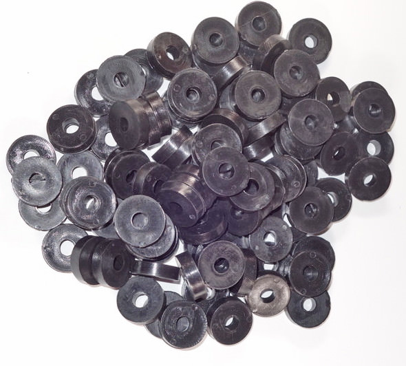 100 pcs Plastic Spacers washers OD .795" (20mm) ID .263" (6.7mm) thickness 0.22" eBay