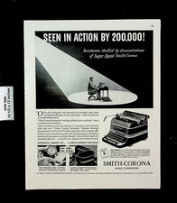 1948 Smith-Corona Office Typewriters Super Speed Vintage Print Ad 26961 thumbnail