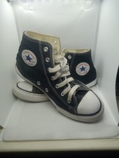 Converse All Star Chuck Taylor High Top Shoes Classic Black - Youth Size 3