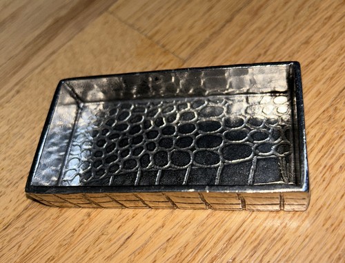 CIPOLLA For Neiman Marcus Pewter SEASHELL / STARFISH TRINKET BOX - 3.5"x2" - Picture 5 of 8